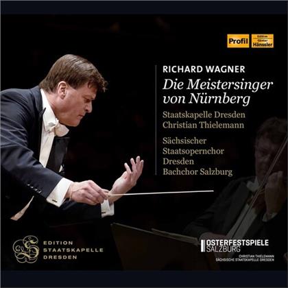Bachchor Salzburg, Richard Wagner (1813-1883), Christian Thielemann & Staatskapelle Dresden - Die Meistersinger Von N&uuml;rnberg (4 CDs)