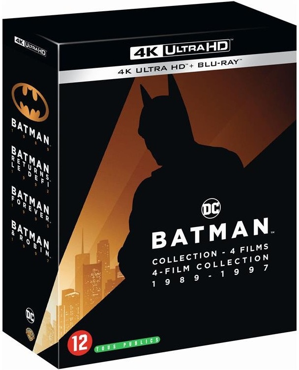 Batman: Collection - 4 Films - 1989-1997 4 4K Ultra HDs + 4 Blu-ray