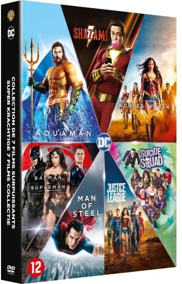 Shazam! / Aquaman / Justice League / Wonder Woman / Suicide Squad / Batman v Superman / Man of Steel 7 DVD