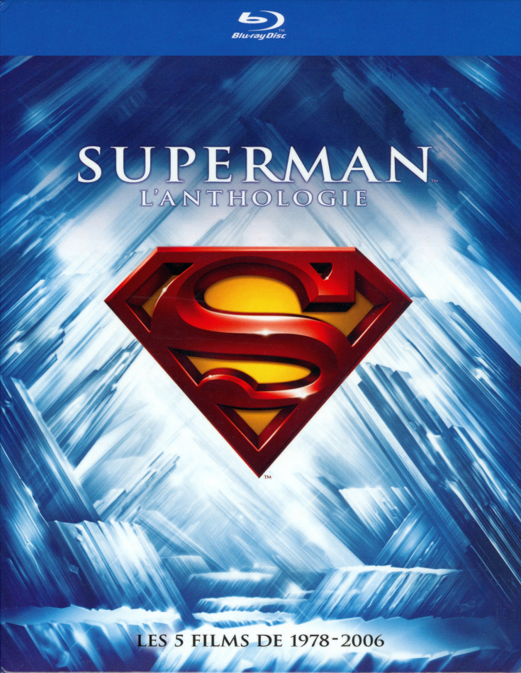 Superman - L'Anthologie - Les 5 Films de 1978-2006 Deluxe Edition, 8 Blu-rays