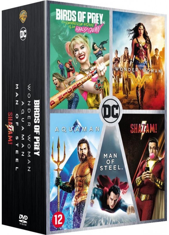 Birds of Prey et la fantabuleuse histoire de Harley Quinn / Wonder Woman / Aquaman / Man of Steel / Shazam! 5 DVD