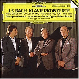 Johann Sebastian Bach (1685-1750), Hamburger Philharmoniker, Christoph Eschenbach, Justus Frantz, Gerhard Oppitz, &hellip; - Piano Concertos (LP)