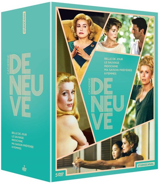 Catherine Deneuve - Belle de jour / Le sauvage / Indochine / Ma saison préférée / 8 femmes 5 DVDs