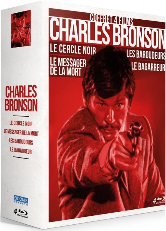 Charles Bronson - Le cercle noir / Le messager de la mort / Les baroudeurs / Le bagarreur 4 Blu-ray