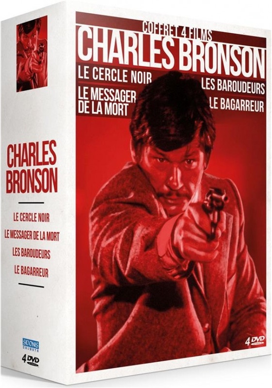 Charles Bronson - Le cercle noir / Le messager de la mort / Les baroudeurs / Le bagarreur 4 DVD