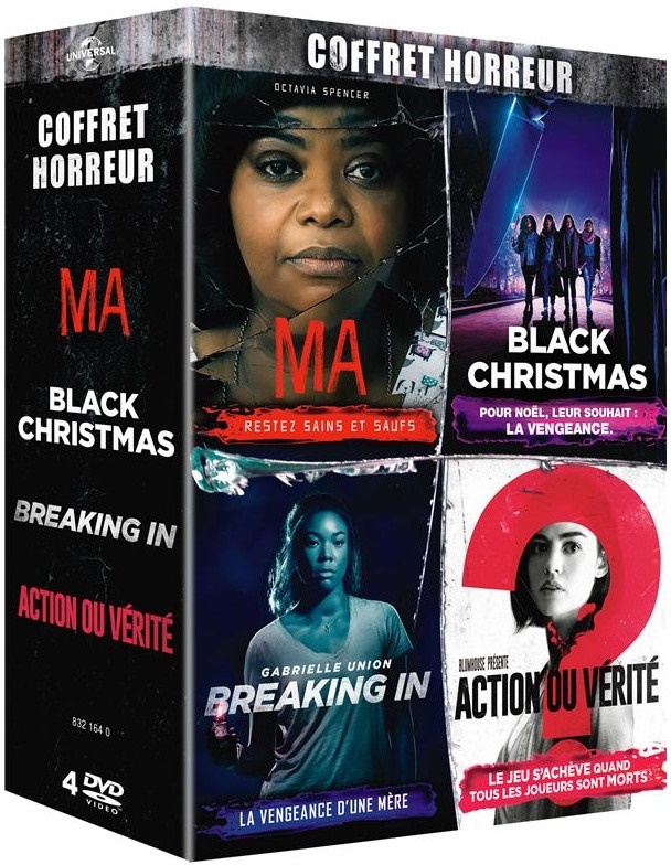 Coffret Horreur - Ma / Black Christmas / Breaking In / Action ou vérité 4 DVD