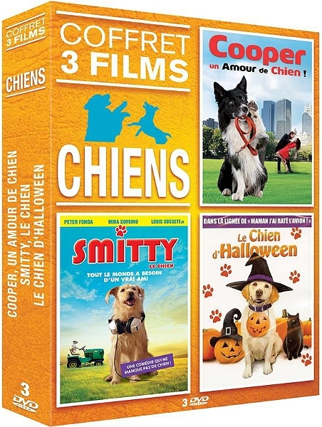 Chiens - Cooper - Un amour de chien ! / Smitty le chien / Le chien d'Halloween 3 DVDs