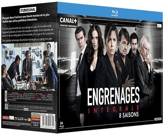 Engrenages - Intégrale - Saisons 1-8 24 Blu-ray