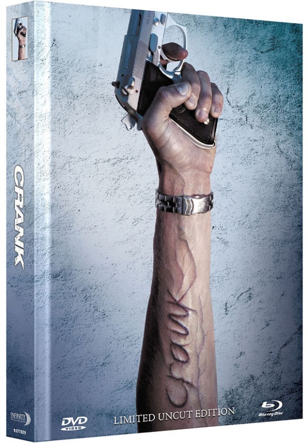 Crank (2006) Cover A, Extended Edition, Limited Collector's Edition, Mediabook, Uncut, Blu-ray + DVD