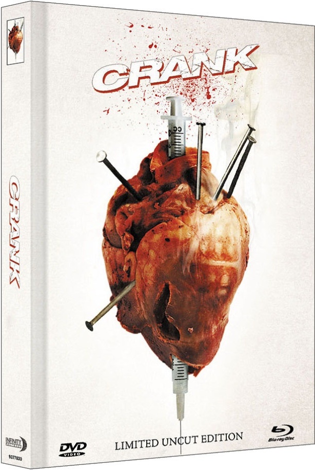 Crank (2006) Cover B, Extended Edition, Limited Collector's Edition, Mediabook, Uncut, Blu-ray + DVD