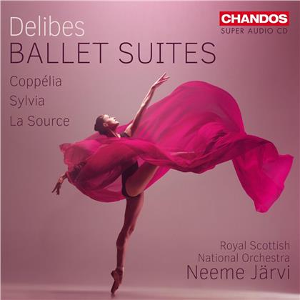 L&eacute;o Delibes (1836-1891), Neeme J&auml;rvi & Royal Scottish National Orchestra - Ballet Suites - Coppelia, Sylvia, La source (Hybrid SACD)