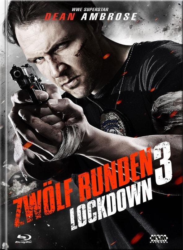 Zwölf Runden 3: Lockdown (2015) Cover B, Limited Edition, Mediabook, Blu-ray + DVD