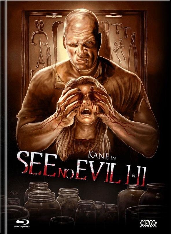 See No Evil 1 & 2 Cover A, Limited Edition, Mediabook, Uncut, 2 Blu-rays