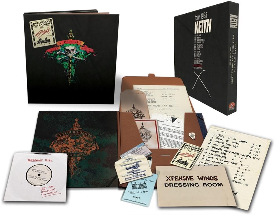 Keith Richards & X-Pensive Winos - Live at the Hollywood Palladium 2 LPs + DVD + CD + Buch + 10" Maxi
