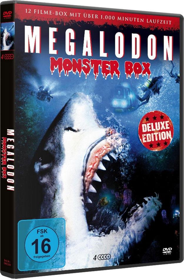 Megalodon Monster Box - 12 Filme Deluxe Edition, 4 DVDs