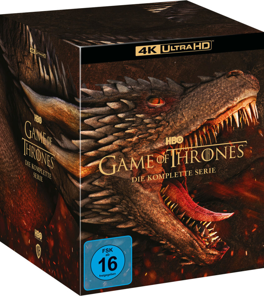 Game of Thrones - Die komplette Serie - Staffeln 1-8 30 4K Ultra HDs + 3 Blu-rays