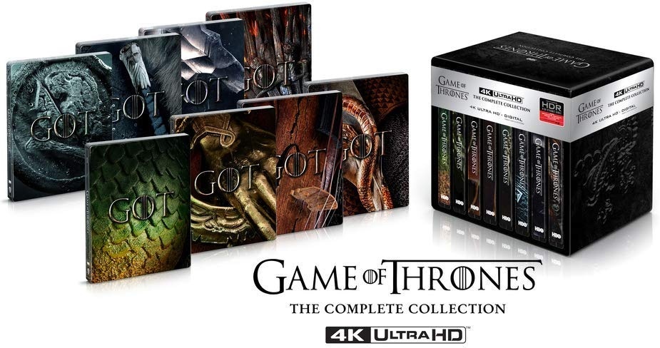 Game of Thrones - Die komplette Serie - Staffeln 1-8 Limited Edition, Steelbook, 33 4K Ultra HDs