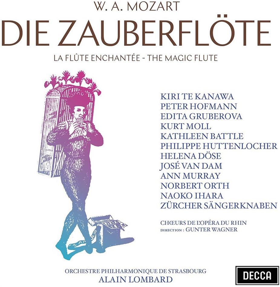 Zürcher Sängerknaben, Wolfgang Amadeus Mozart (1756-1791), Alain Lombard, Dame Kiri Te Kanawa, … - Die Zauberflöte 2 CDs