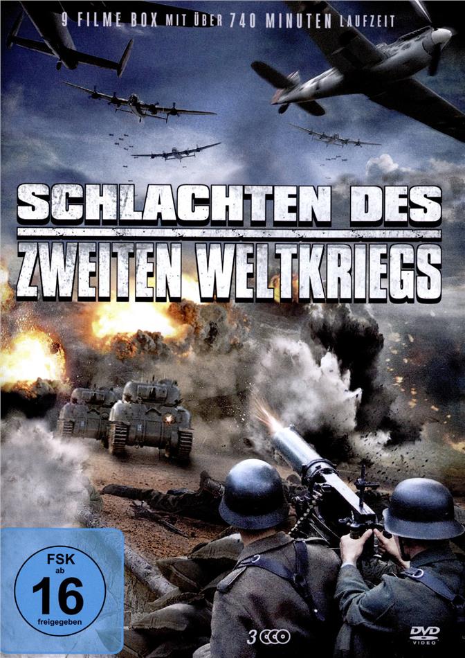 Schlachten des 2. Weltkriegs 3 DVDs
