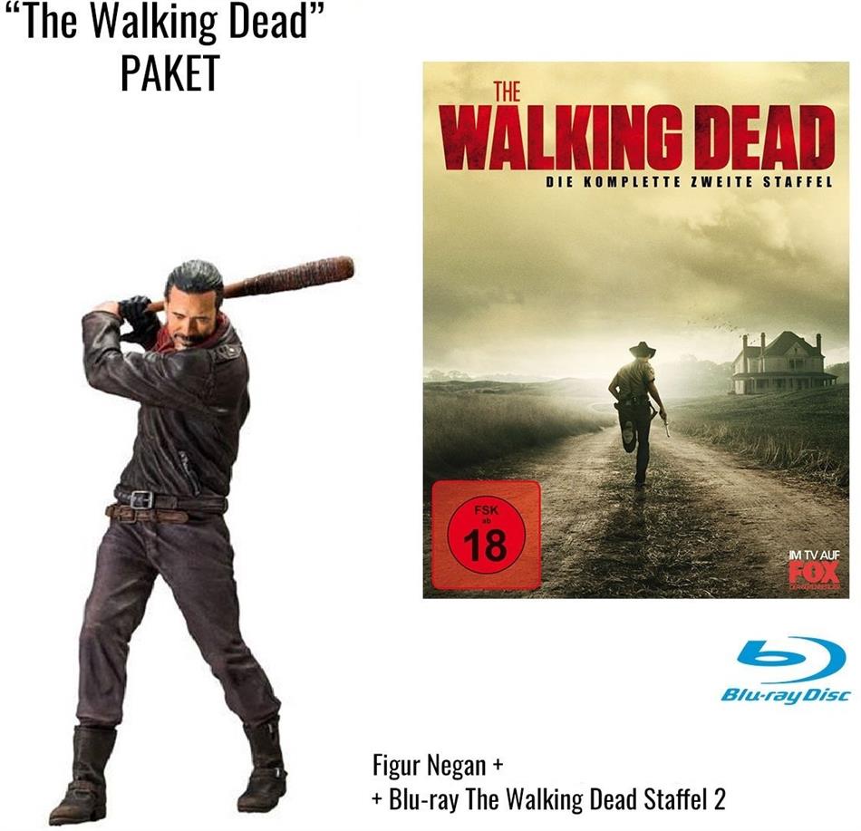 The Walking Dead - Staffel 2 Actionfigur Negan, 3 Blu-rays