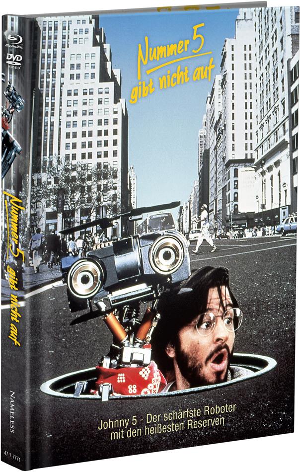 Nummer 5 gibt nicht auf (1988) Cover A, Limited Edition, Mediabook, Blu-ray + DVD
