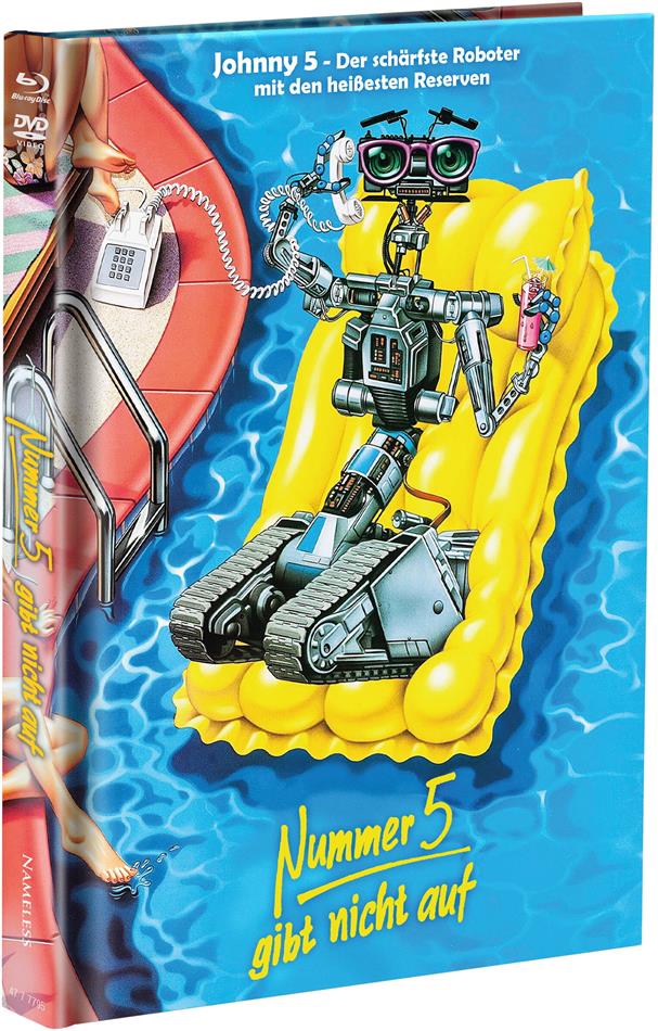 Nummer 5 gibt nicht auf (1988) Cover C, Limited Edition, Mediabook, Blu-ray + DVD