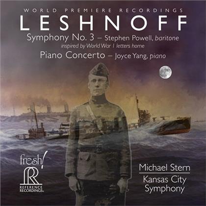 Jonathan Leshnoff (*1973), Michael Stern, Stephen Powell, Joyce Yang & Kansas City Symphony - Symphony 3 / Piano Concerto (Hybrid SACD)