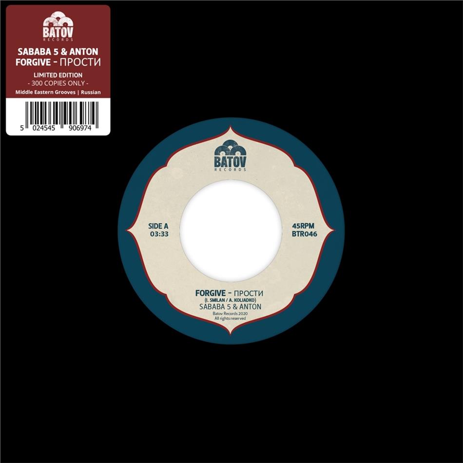 Sababa 5 & Anton - Forgive 7" Single