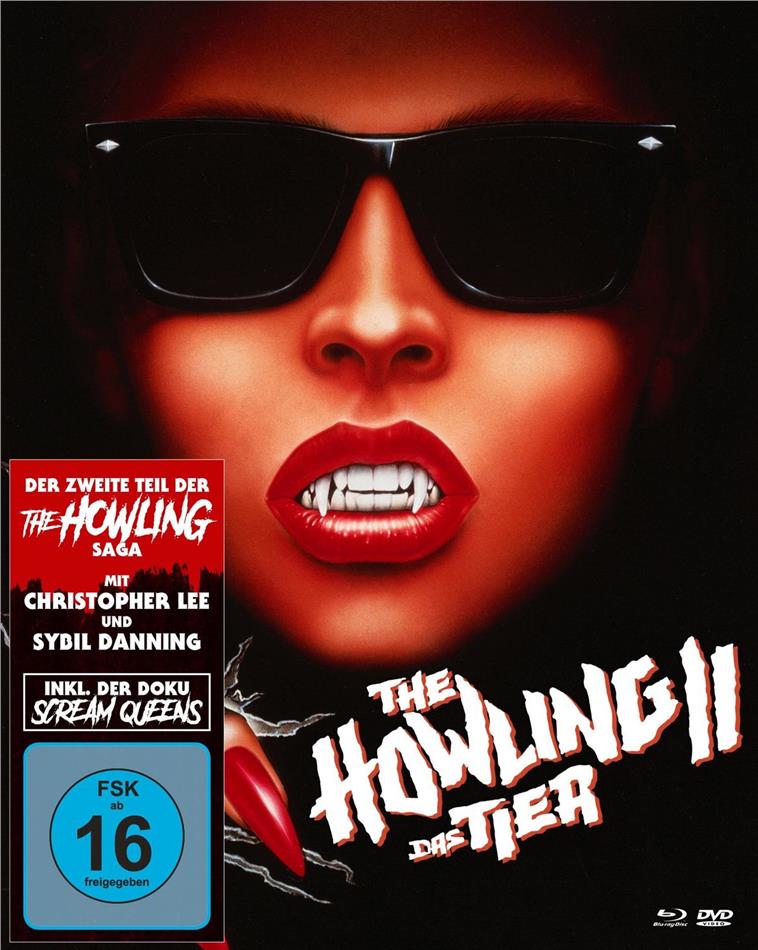 The Howling 2 - Das Tier 2 (1985) Mediabook, 2 Blu-ray + DVD