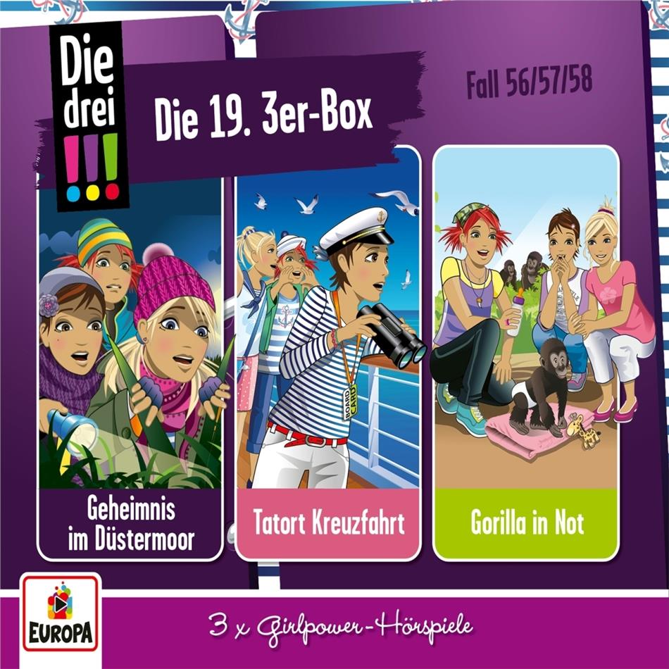 Die Drei !!! - Die 19. 3er Box (Folgen 56,57,58) 3 CDs