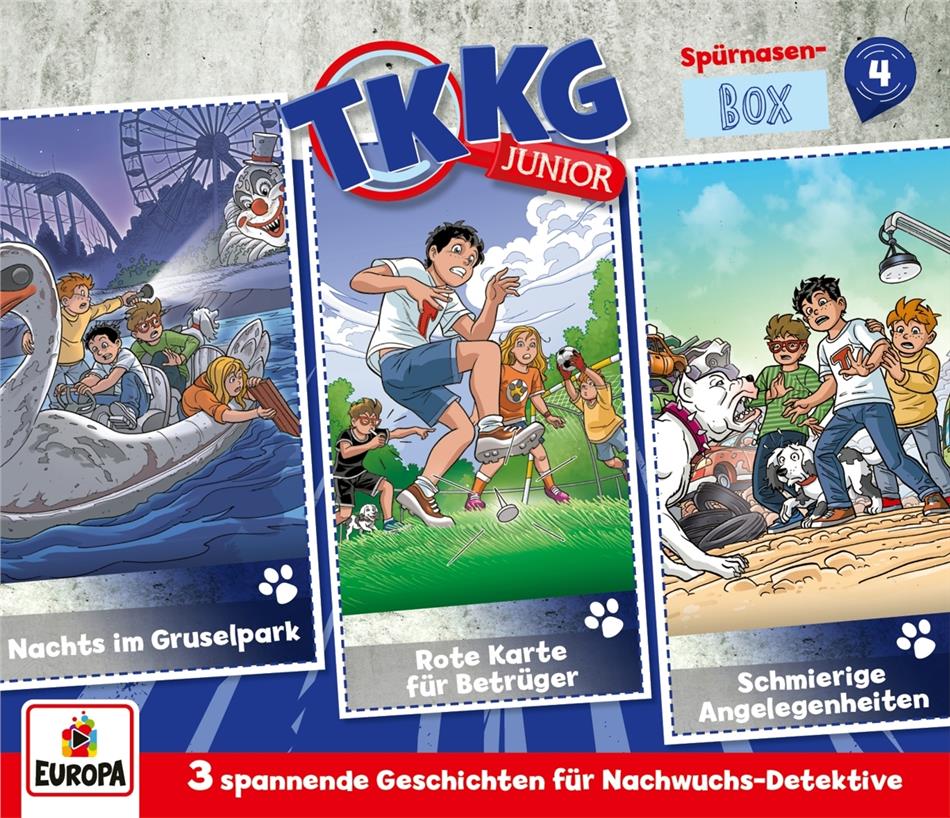 TKKG Junior - Spürnasen-Box 4 (Folgen 10, 11, 12) 3 CDs