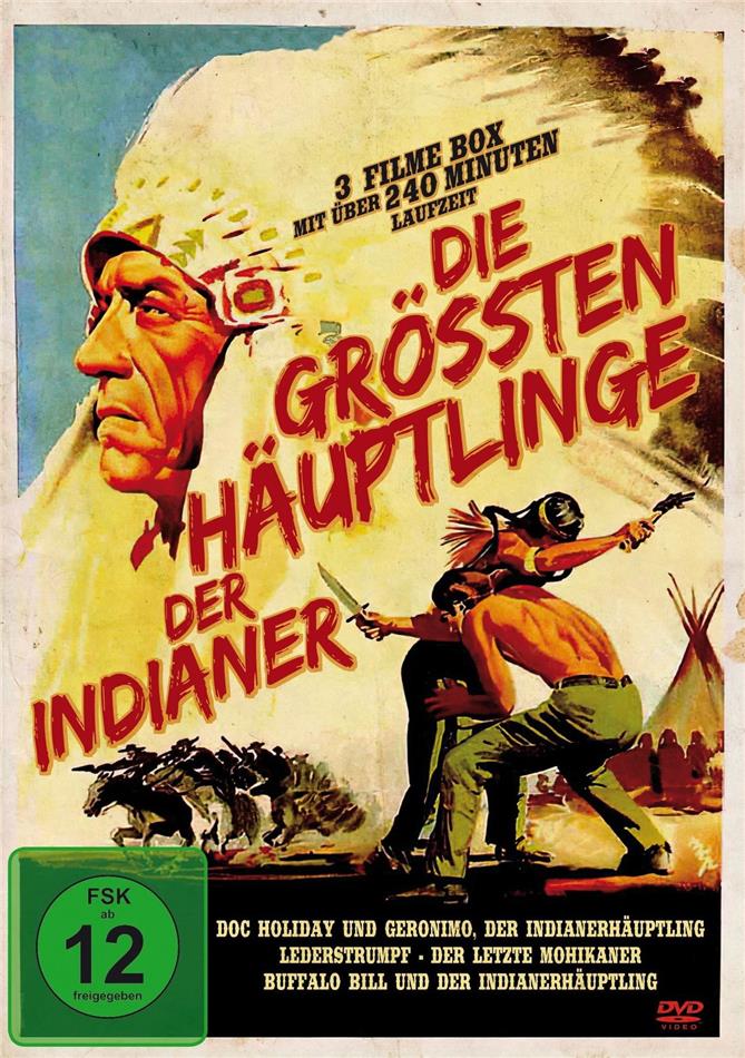 Die grössten Häuptlinge der Indianer - 3 Filme Box
