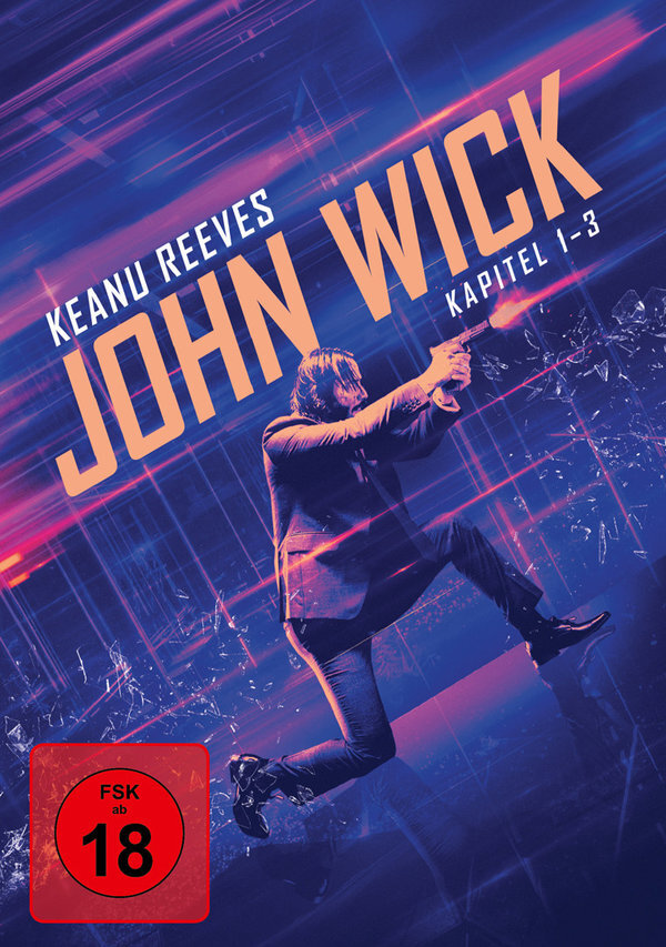 John Wick - Kapitel 1-3 3 DVDs