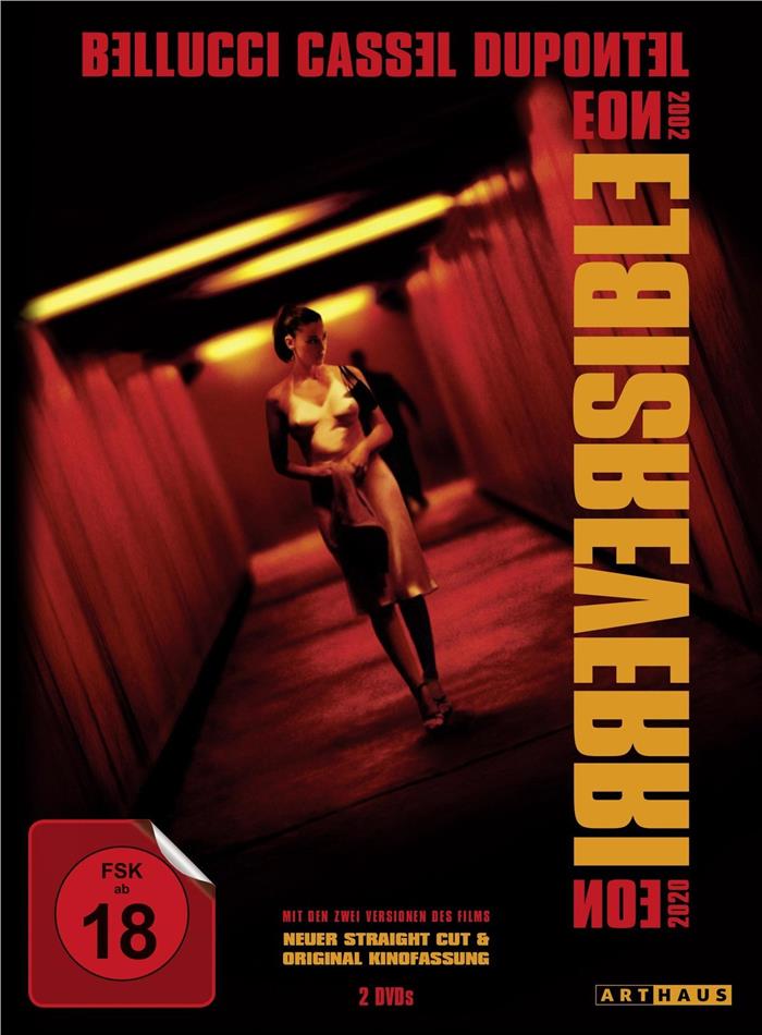 Irreversible (2002) Straight Cut, Arthaus, Édition Collector, Version Cinéma, 2 DVD