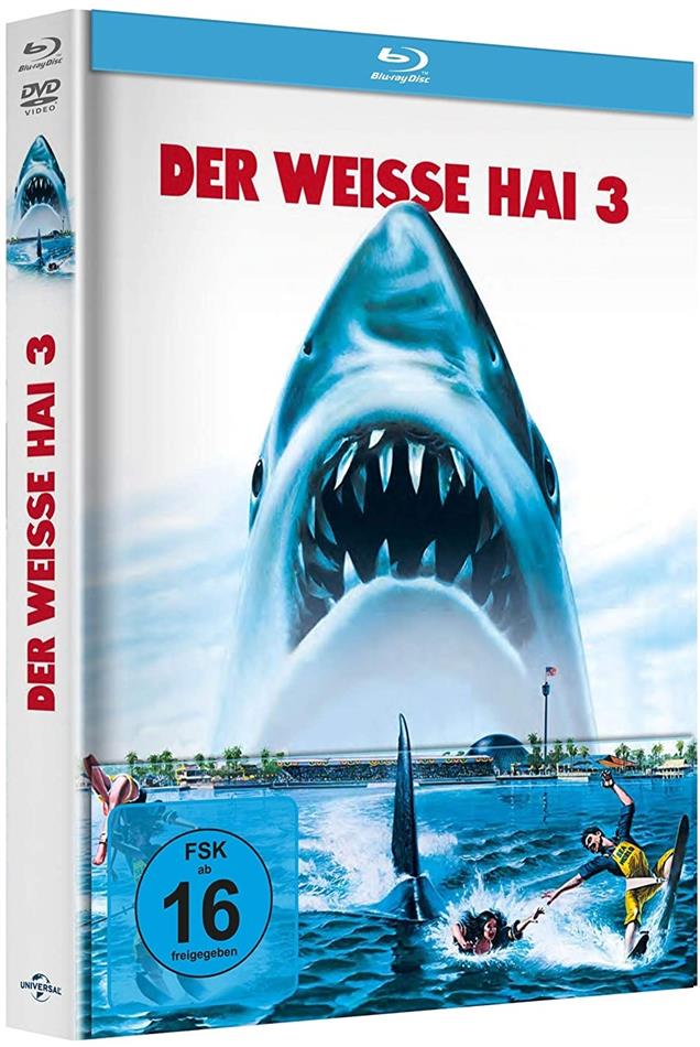 Der weisse Hai 3 (1983) Limited Edition, Mediabook, Blu-ray + DVD