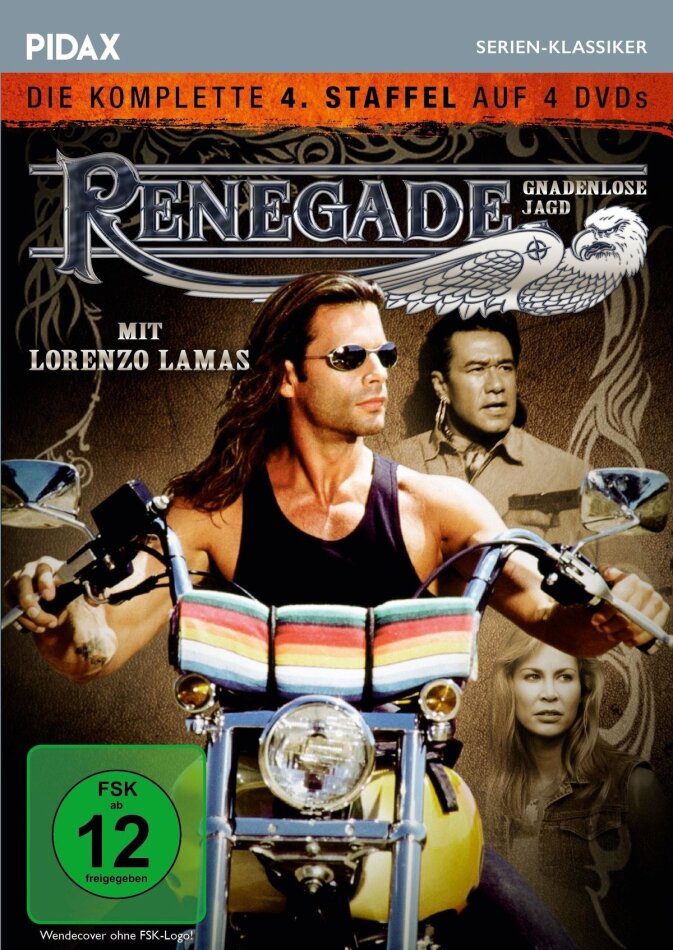 Renegade - Gnadenlose Jagd - Staffel 4 Pidax Serien-Klassiker, 4 DVDs