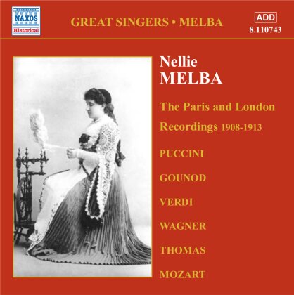 Nellie Melba - Great Singers 3: Melba Compl Gramophone Co Recordg