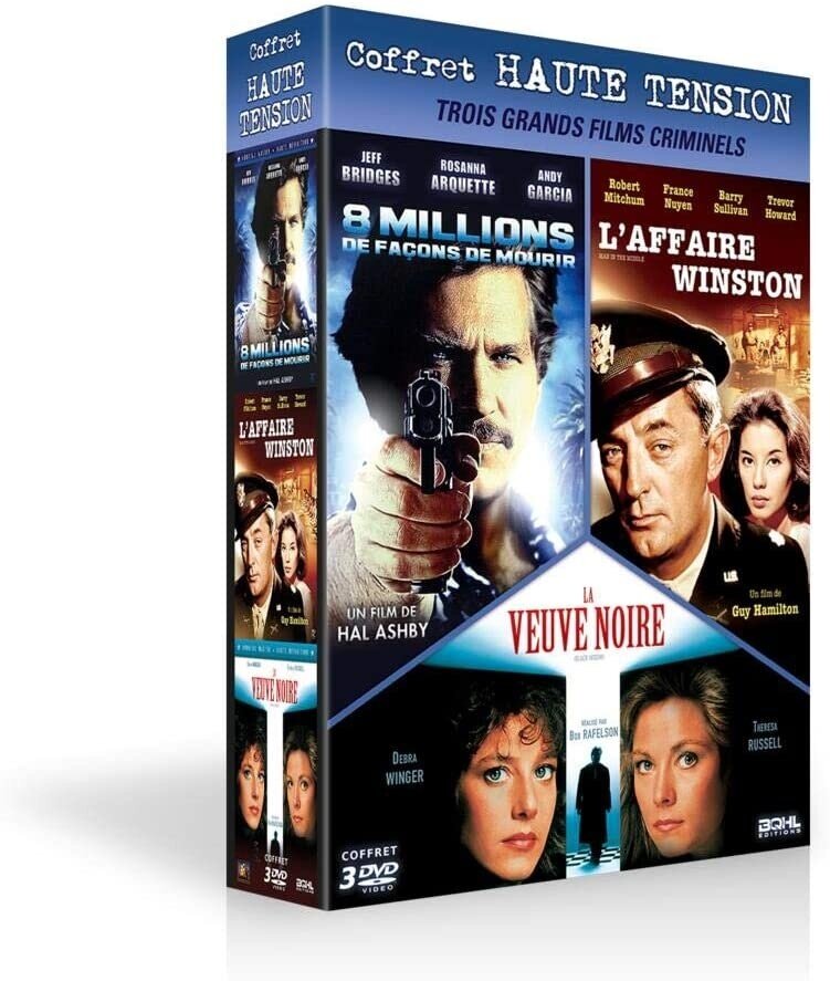 8 millions de façons de mourir / L'affaire Winston / La veuve noire 3 DVD