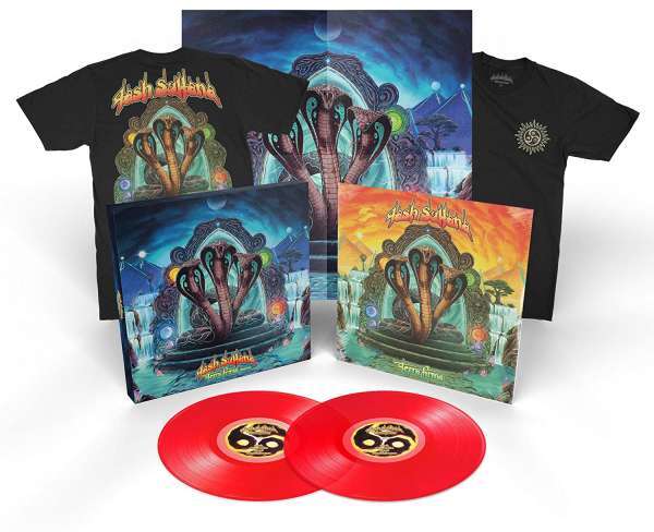 Tash Sultana - Terra Firma Double Gatefold, Poster, + T-Shirt L, Deluxe Edition, Limited Edition, Red Vinyl, 2 LPs