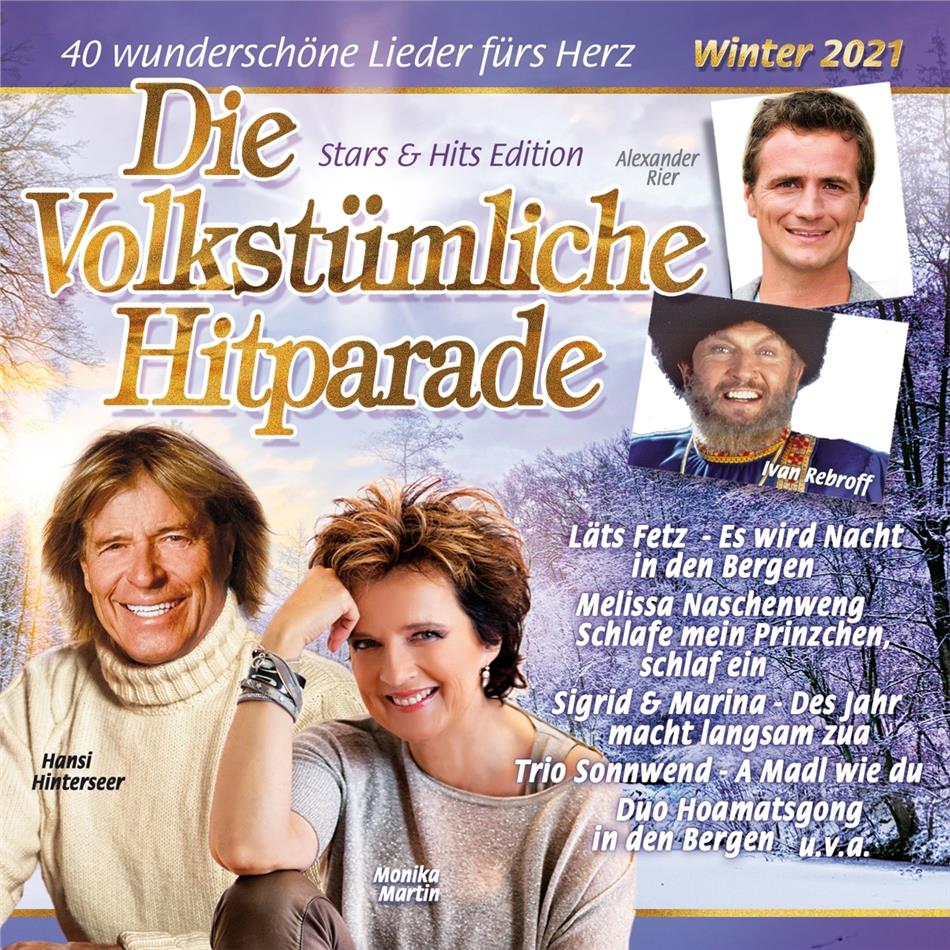 Die volkstümliche Hitparade Winter 2021 2 CDs