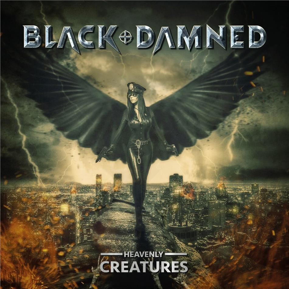 Black & Damned - Heavenly Creatures White/Black Splatter Vinyl