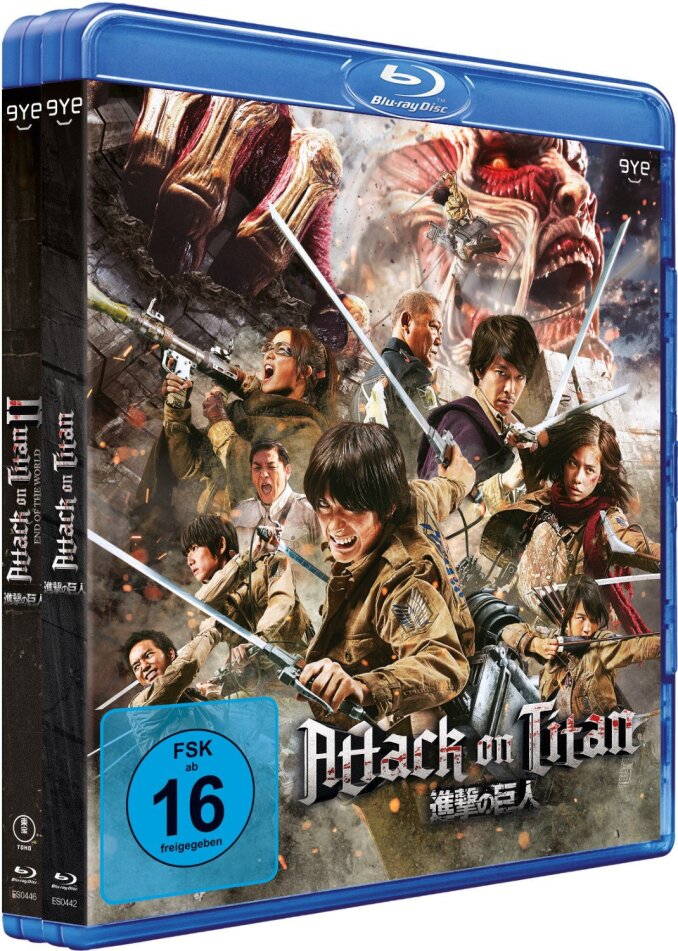 Attack on Titan - Film 1 & 2 2 Blu-rays