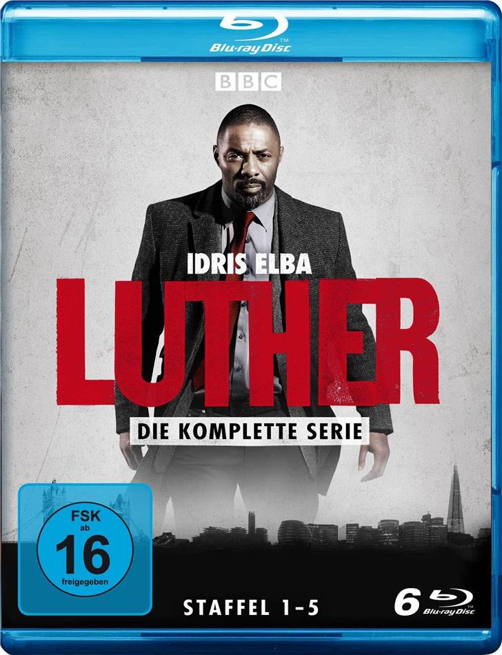 Luther - Die komplette Serie - Staffeln 1-5 6 Blu-rays