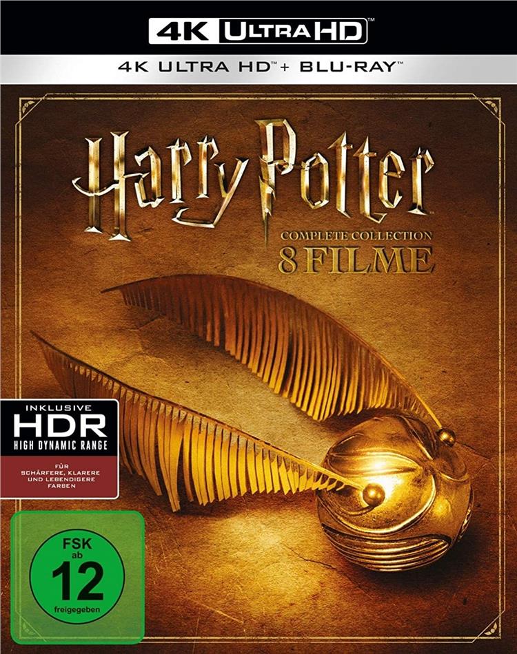 Harry Potter 1-7 - Complete Collection 8 4K Ultra HDs + 8 Blu-rays