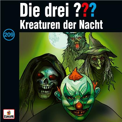 Die Drei ??? - 209/Kreaturen der Nacht (2 LPs)