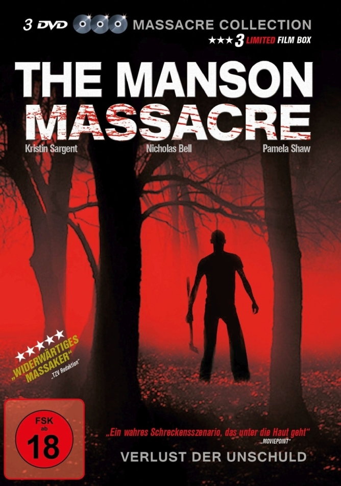 The Manson Massacre - Massacre Collection - 3 Limited Film Box Limited Edition, 3 DVDs