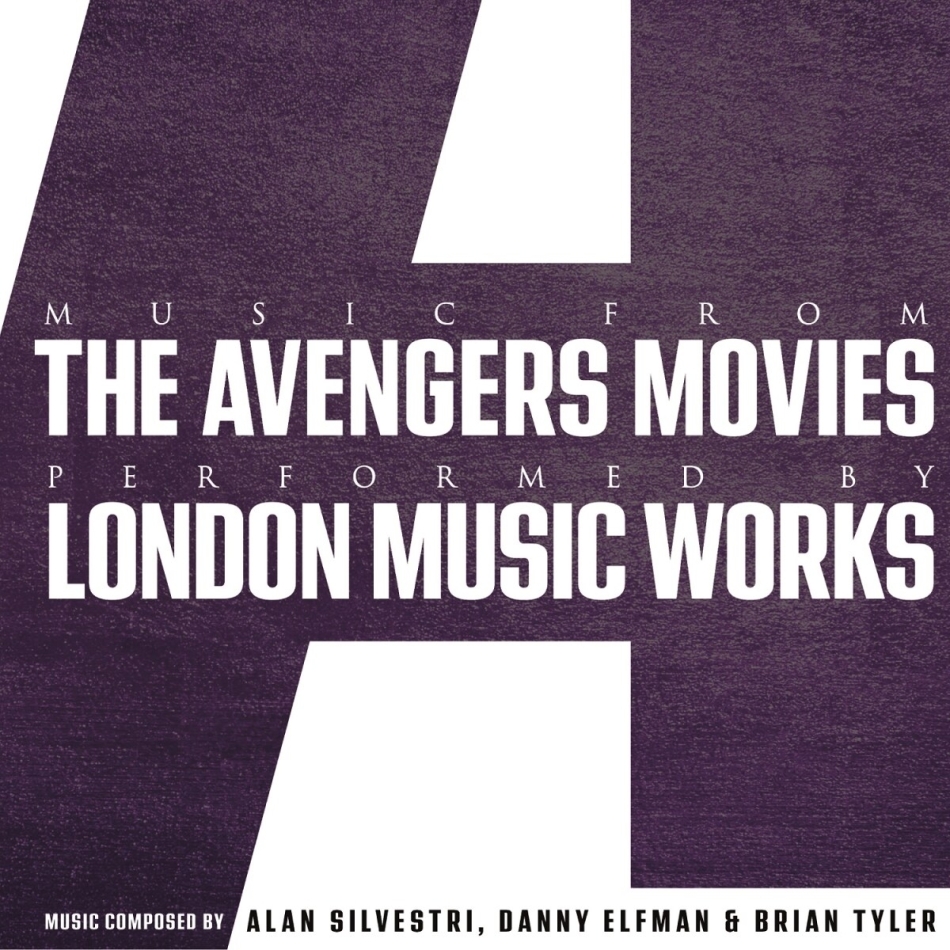 London Music Works, Alan Silvestri, Danny Elfman & Brian Tyler - Music From The Avengers Movies - OST Colored, LP
