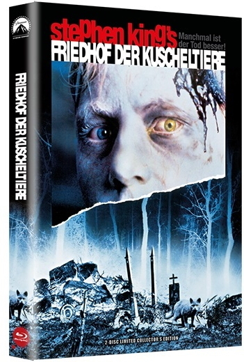 Friedhof der Kuscheltiere (1989) Grosse Hartbox, + Poster, Limited Edition, Blu-ray + DVD