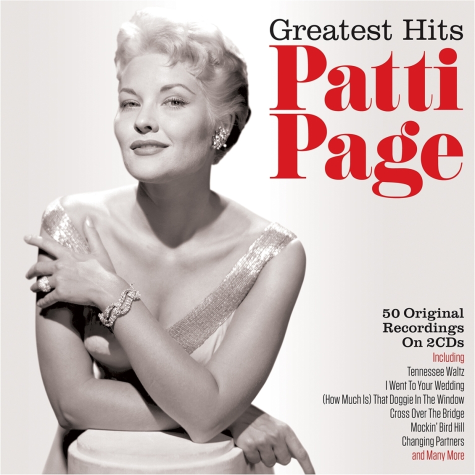 Patti Page - Greatest Hits 2021 Reissue, Not Now, 2 CDs