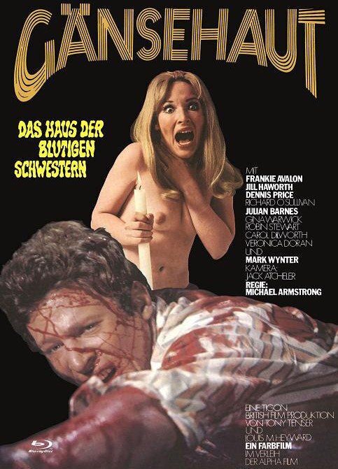 Gänsehaut - Das Haus der blutigen Schwestern (1969) Cover B, Eurocult Collection, Limited Edition, Mediabook, Uncut, Blu-ray + DVD